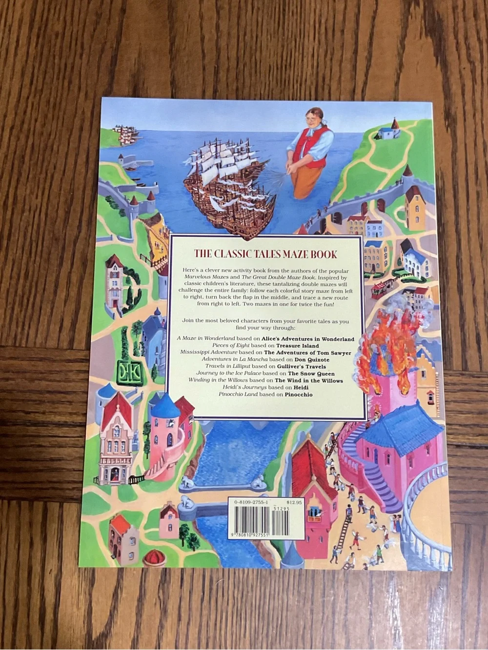 The Classic Tales Maze Book - Colorful Illustrated Paperback